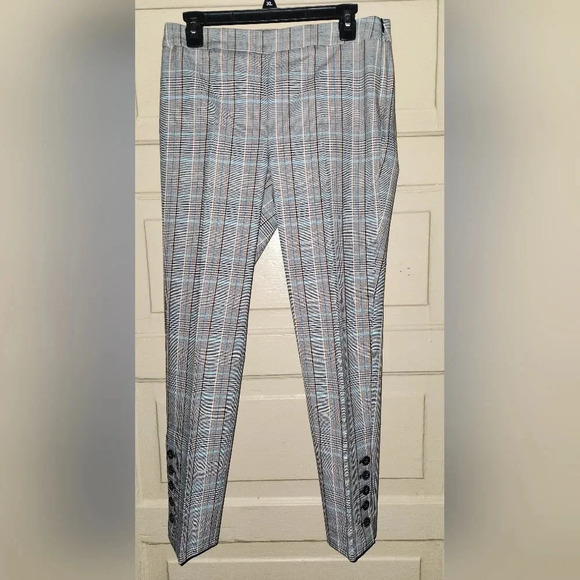 Talbots Chatham Button Hem Ankle Pants - Macintosh Plaid NWT - Picture 1 of 9